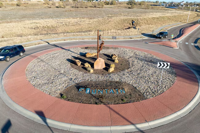 Beautiful Fountain Colorado park and community